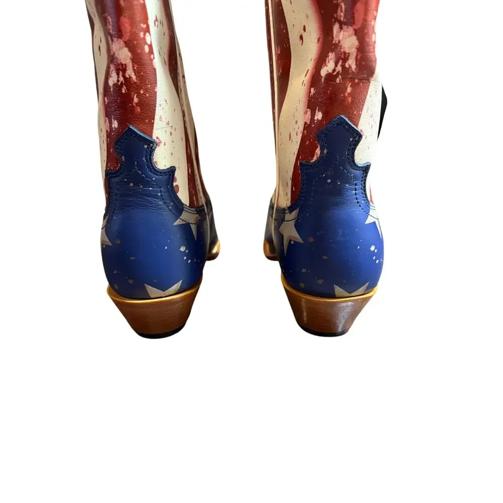 Twisted X Stepping Out Women’s Western Boots American Flag Size 9.5 NWT - Picture 5 of 12